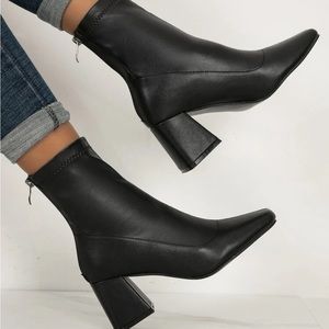 Womens black boots